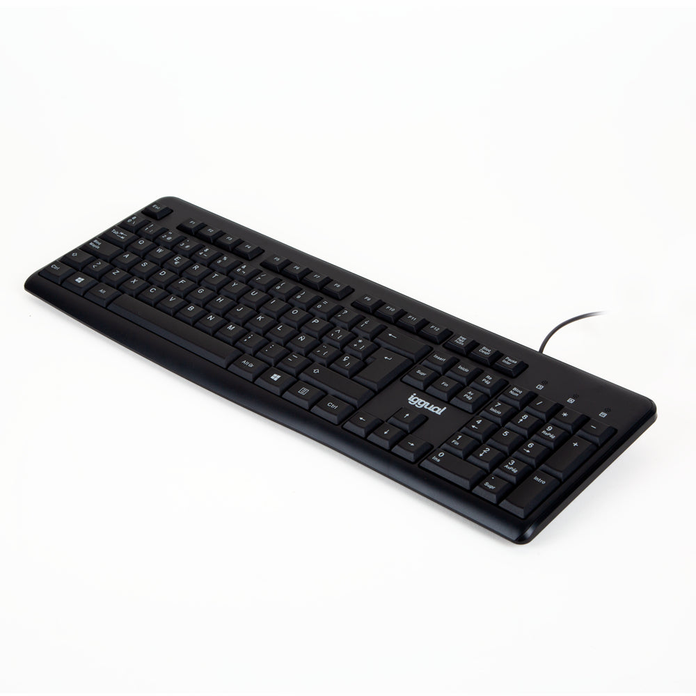 iggual - Teclado estándar CK-BASIC2-105T negro