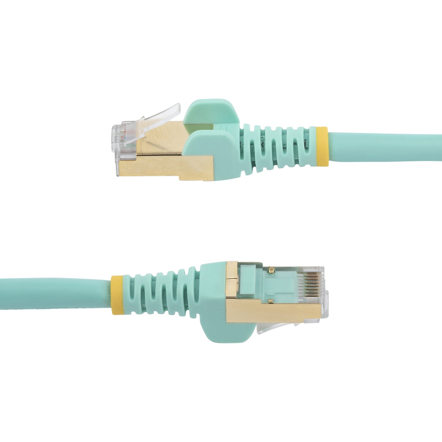 StarTech.com - Cable de 3m de Red Ethernet RJ45 Cat6a Blindado STP - Cable sin Enganche Snagless - Aguamarina