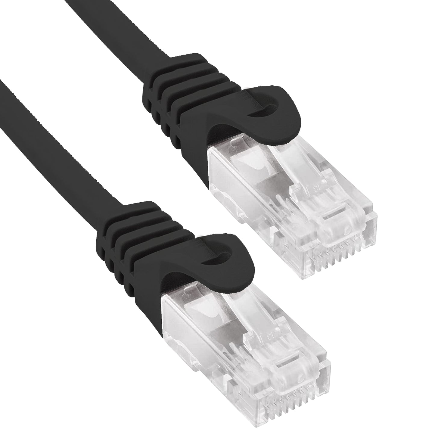 Phasak - Cable de Red Cat.6 UTP Solido CCA Cat.6 UTP Negro 25M