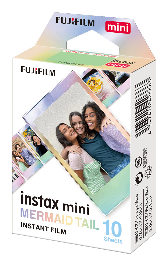 Fujifilm - Instax Mini Mermaid Tail película instantáneas 10 pieza(s) 86 x 54 mm