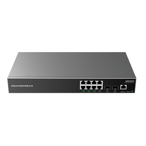 Grandstream Networks - GWN7801 switch Gestionado L2+ Gigabit Ethernet (10/100/1000) Negro