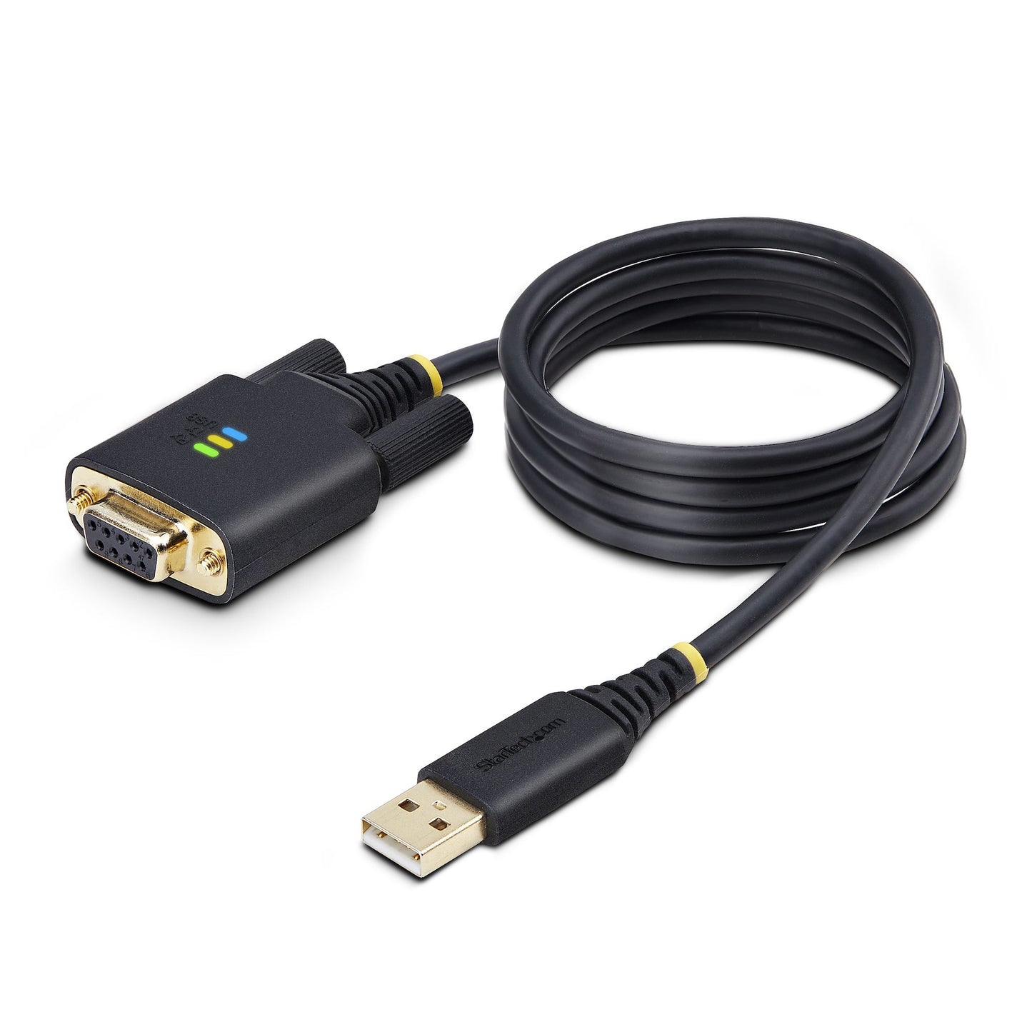 StarTech.com - 1P3FFCNB-USB-SERIAL cable de serie Negro 1 m USB tipo A DB-9