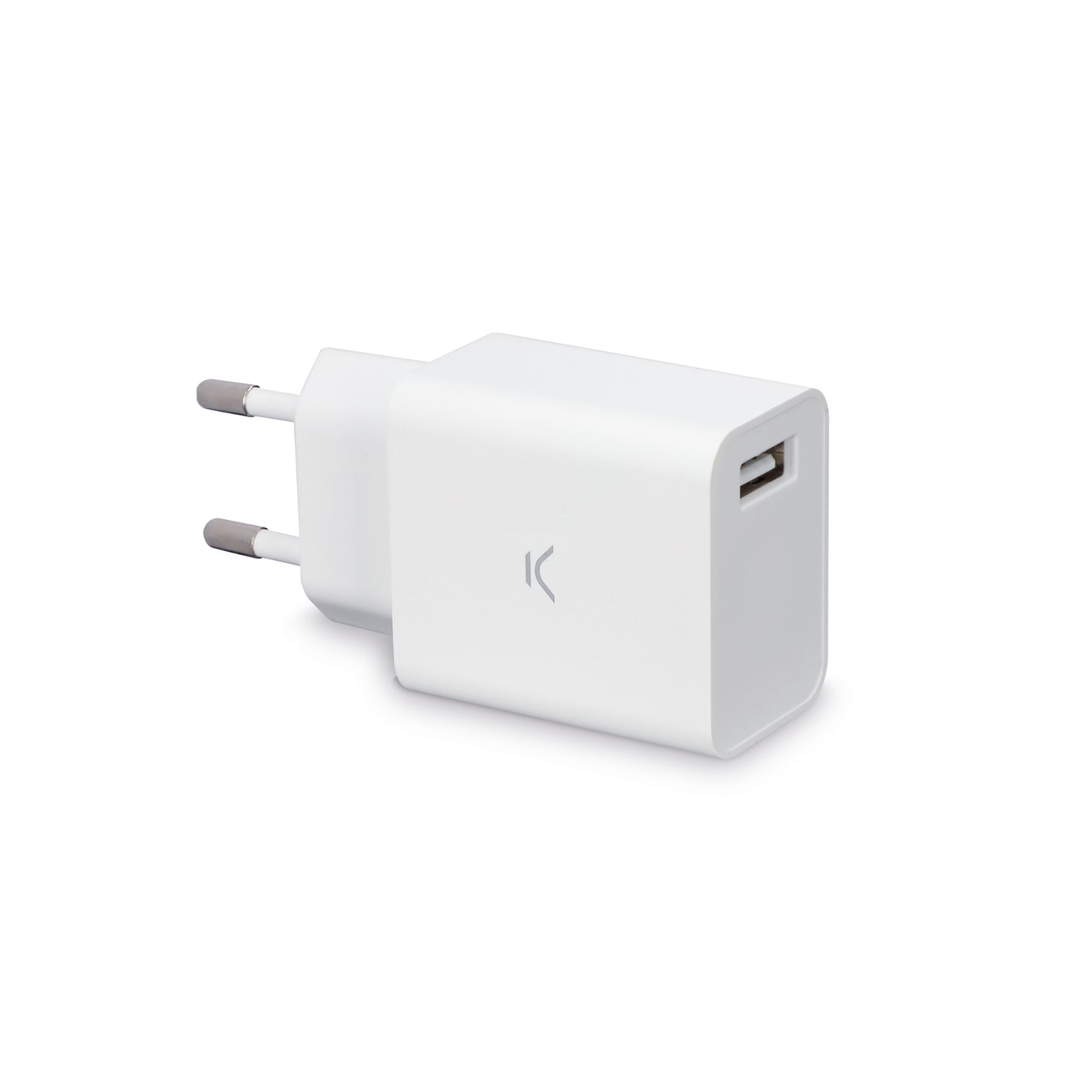 Ksix - Cargador de red 12 W  Puerto USB-A  Blanco