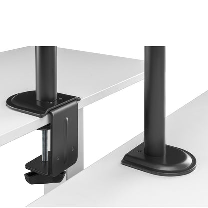 Ewent - EW1519 soporte para ordenador portátil Soporte de mesa con estante para ordenador portátil y brazo para monitor Negro 39 6 cm (15.6")