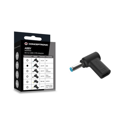 Conceptronic - ABBY15PC02 accesorio para portatil Clavija de adaptador de corriente para ordenador portátil