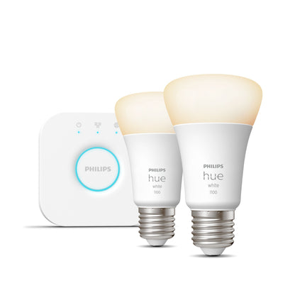 Philips by Signify - Hue Kit de inicio: 2 bombillas inteligentes E27 (1100)