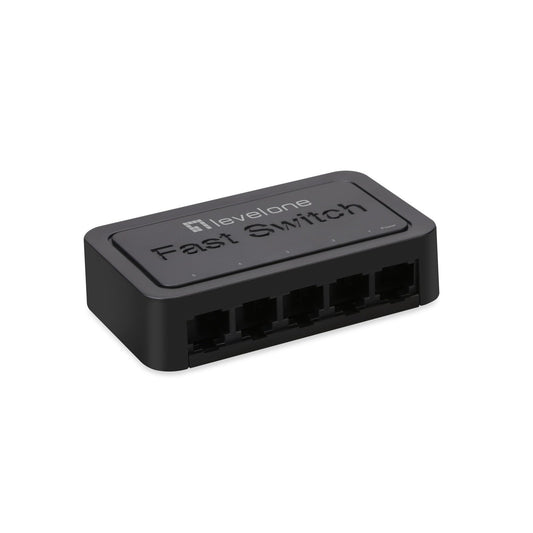 LevelOne - FEU-0512 switch No administrado Fast Ethernet (10/100) Negro