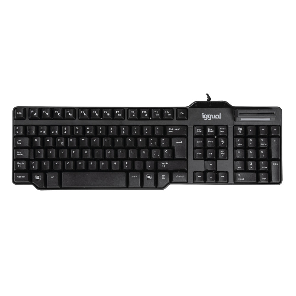 iggual - Teclado inteligente CK-ID-DNI SMART negro