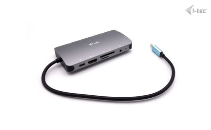 i-tec - Metal USB-C Travel Nano Dock HDMI/VGA with LAN + Power Delivery 100 W