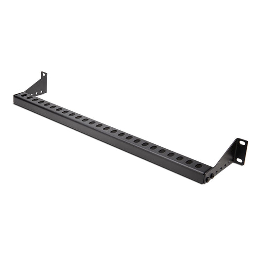 StarTech.com - Barra 1U de Amarre Horizontal para Gestión de Cables en Rack - para Racks de 19" - Profundidad Ajustable - Guía Horizontal para Paneles de Parcheo / Switches / PDUs