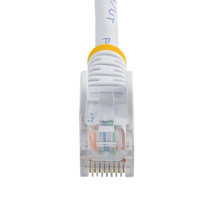 StarTech.com - Cable de Red de 10m Blanco Cat5e Ethernet RJ45 sin Enganches