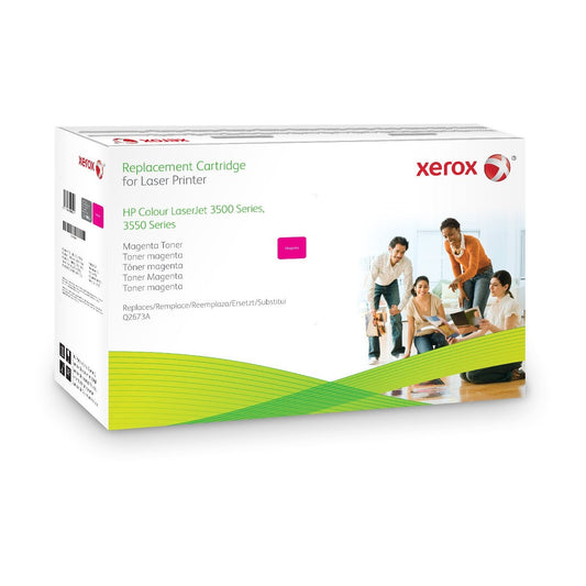 Xerox - Cartucho de tóner magenta. Equivalente a HP Q2673A. Compatible con HP Colour LaserJet 3500  Colour LaserJet 3550