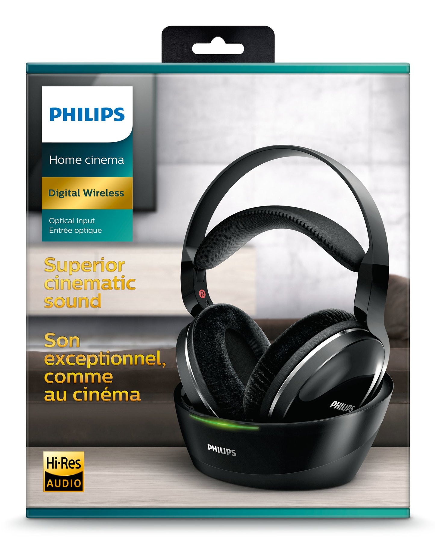 Philips - Auriculares inalámbricos para TV SHD8850/12