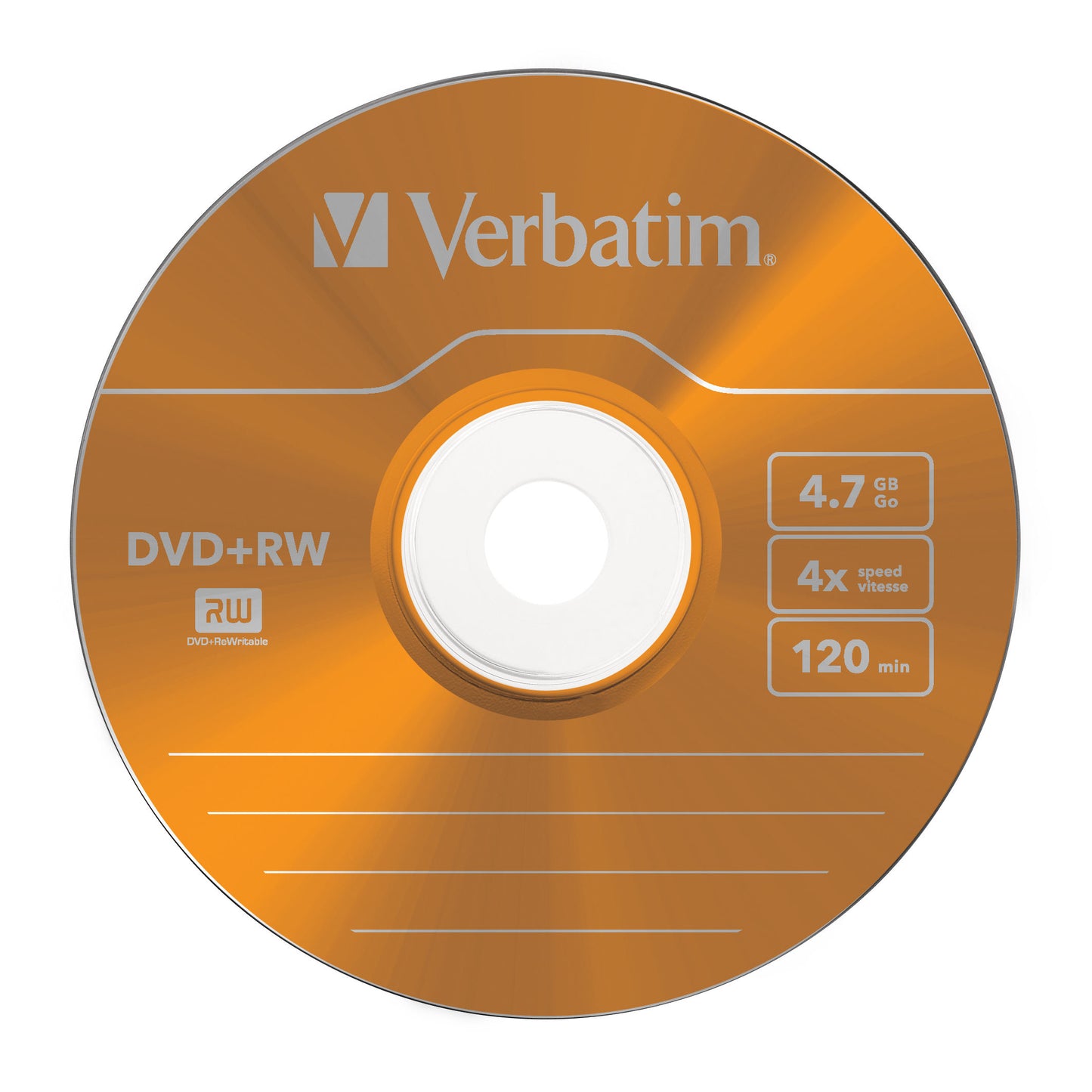 Verbatim - DVD+RW Colours 4 7 GB 5 pieza(s)