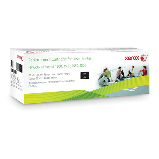 Xerox - Cartucho de tóner negro. Equivalente a HP C9700A/Q3960A. Compatible con HP Colour LaserJet 1500  Colour LaserJet 2500  Colour LaserJet 2550  Colour LaserJet 2820/2840