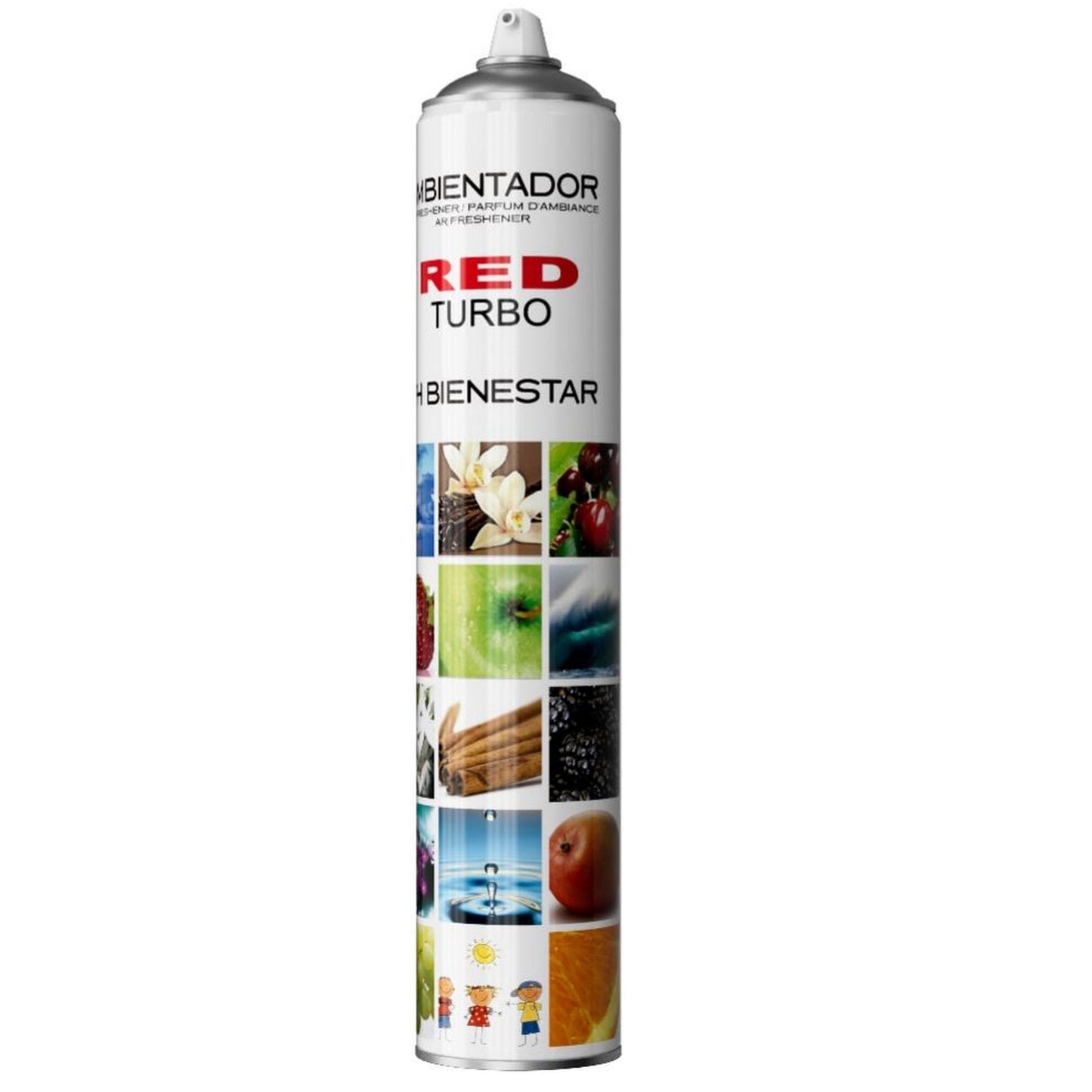 PRIME JJ - Pack 2 Ambientador PH Bienestar Turbo Spray Profesional de Frutos Rojos 750ml