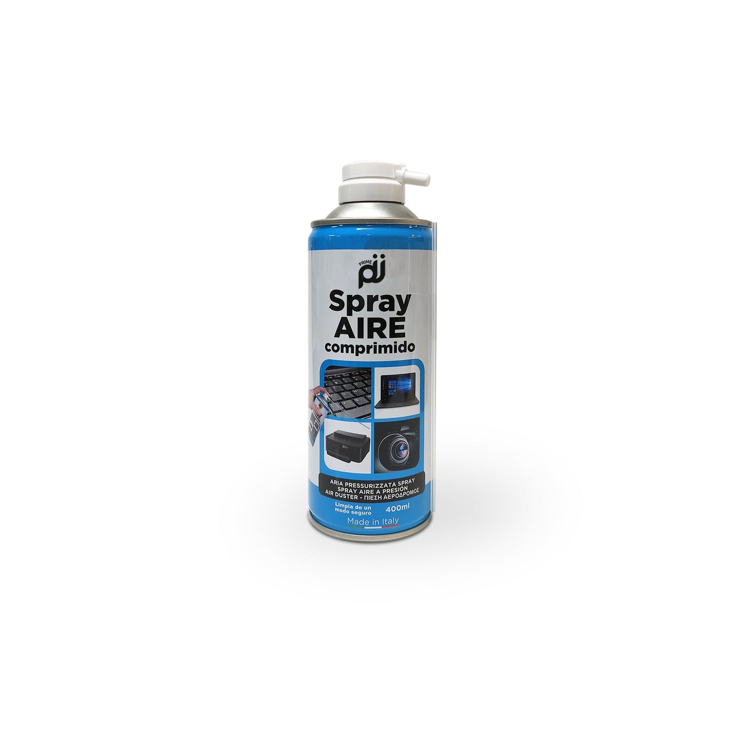 PRIME JJ - Spray de Aire Comprimido 400ml para Limpiar Herramientas y Equipos Electrónicos