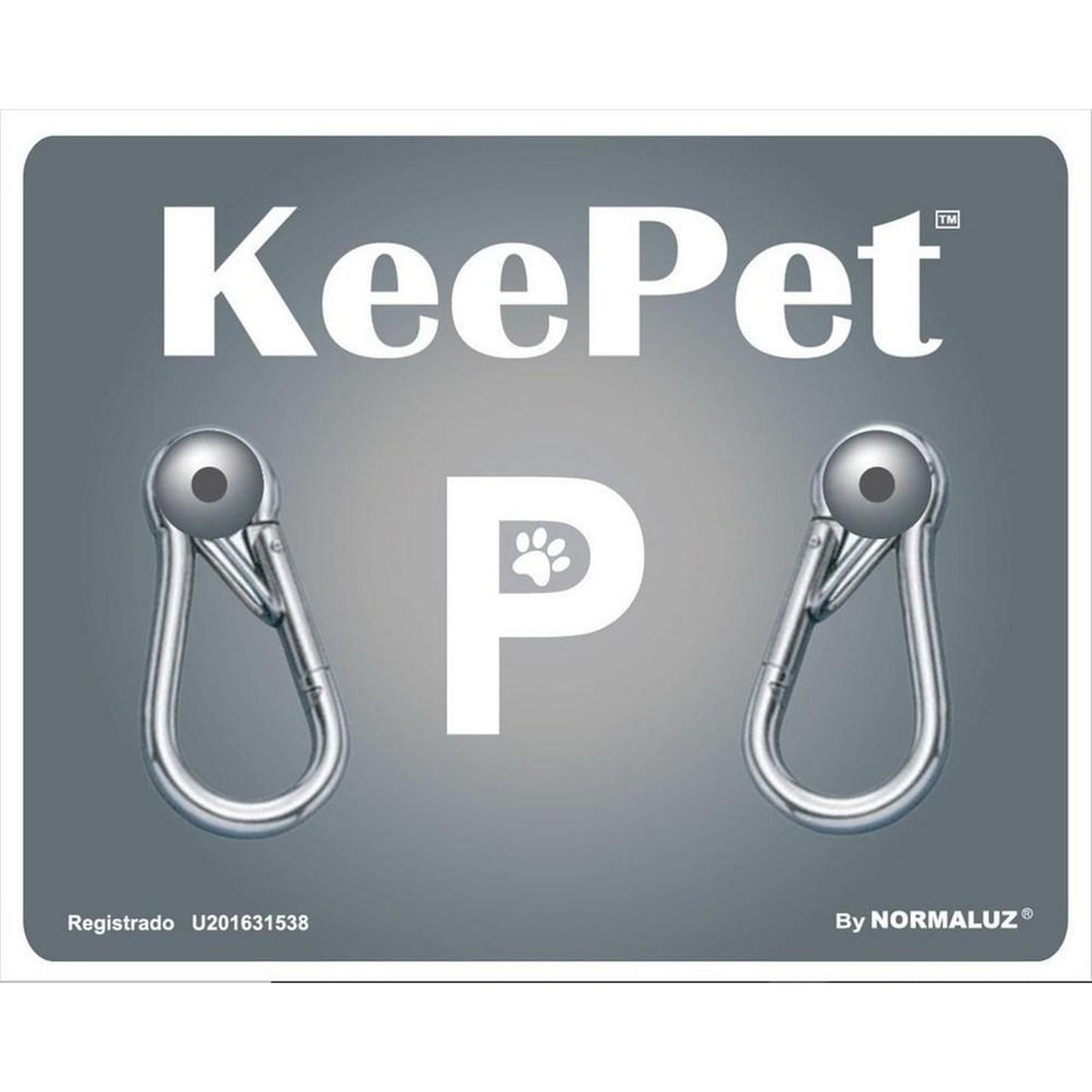 K10000 - Estacionador Canino KeePet Acero Inoxidable 12x15cm con CTE, RIPCI