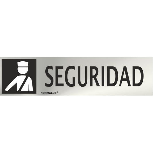 RD707089 - Señal Adhesiva Seguridad Acero inoxidable Adhesivo 0.8mm 5x20 cm con CTE, RIPCI