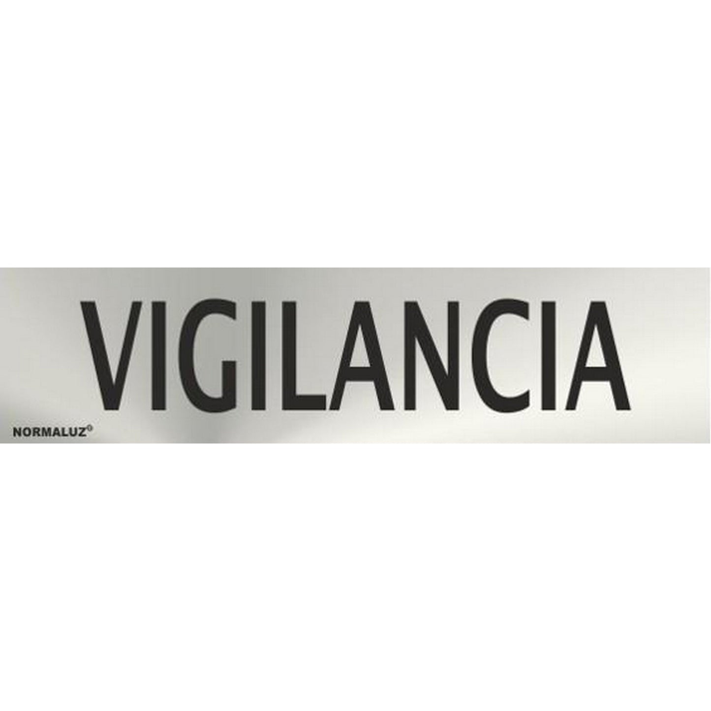 RD707124 - Señal Adhesiva Vigilancia Acero inoxidable Adhesivo 0.8mm 5x20 cm con CTE, RIPCI